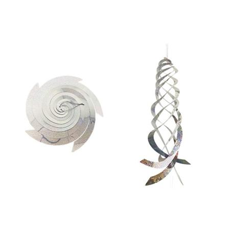 Vindspinnare Fågelskrämmare Silver