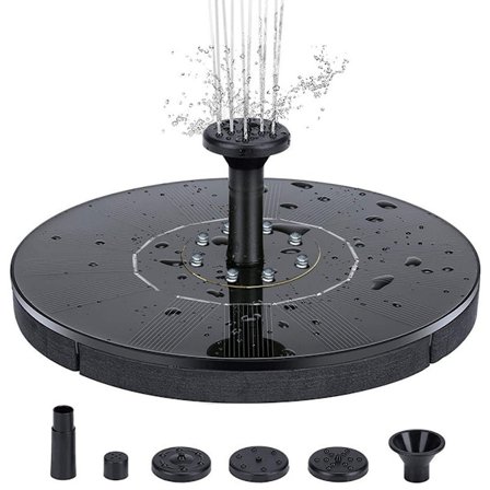 Solar Fountain for Outdoor, Bird Bath, Pool Fountain, Garden Pool Fountain, Courtyard Decoration