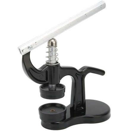 Urkassepresseværktøjssæt, urpresseværktøj med 12 stempler til reparation og udskiftning af ure