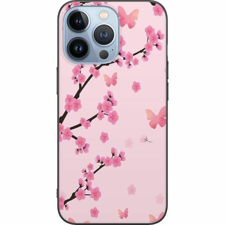 Apple Iphone 13 Pro Svart Skal Blommor