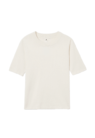 Å WOMAN Kortärmad jumper KARIN Stickat Beige L