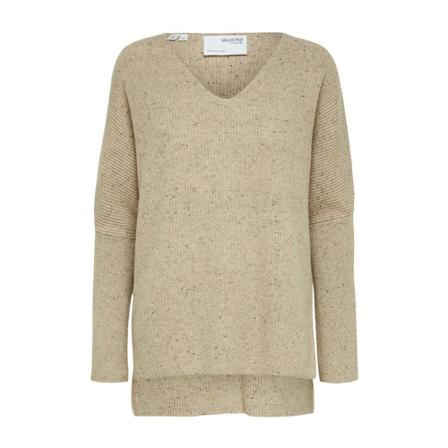 Selected Femme Strik v-neck inbo, Dame Striktrøjer