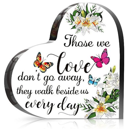 2 kpl Crystal Glass Heart Muistolahja Surulahja