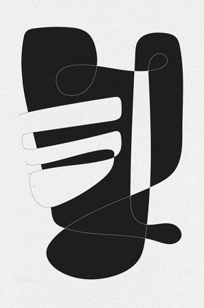 Malerifabrikken - Plakat Graphical 4 - Hvid - Posters - Fra Homeroom