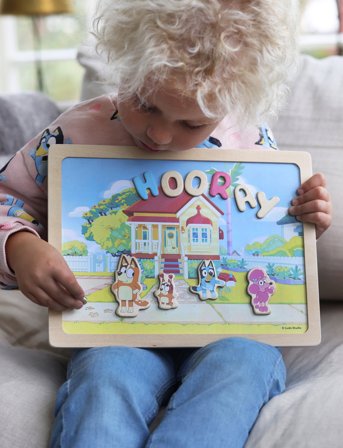 Bluey Bluey Magnetic Board - Multi/patterned - ONE SIZE