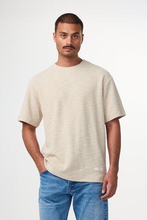 NN.07 Nat T-Shirt Herren Weiß Baumwollmix