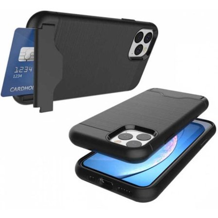 iPhone 11 Pro Stöttåligt Skal med Kortfack & Kickstand Clutch