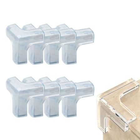 16 stk Hjørnebeskyttere Sikkerhetsstøtfangere Hjørnedeksler Transparent 16pcs-16pcs