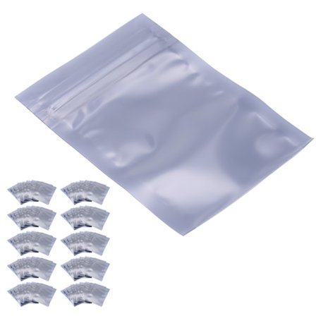 100 stk./sæt 6x9 cm Antistatisk Genlukkelig Pose Opbevaringspose til Elektronisk Tilbehør