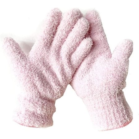 Støvfrie hansker Rengjøringsklut Hansker Mikrofiber Gjør støvborttak enkelt for husrengjøring Biler Lamper Vindu, Rosa
