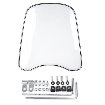 2mm Tykk Universell Motorsykkel Vindskjerm Klar Deflektor Vindskjold Klar