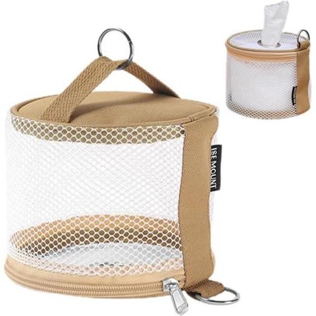 Toiletpapirholder til camping, toiletpapircover, opbevaringspose til papirrulle, vandtæt Oxford-stof