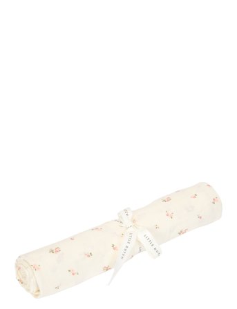 Little Dutch Little Dutch - Svøb Muslin 120 X 120 Cm Fairy Blossom - White - ONE SIZE