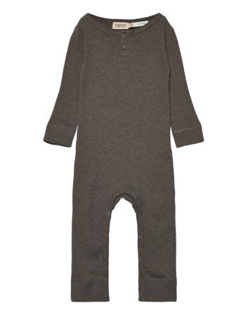 Rompy Långärmad Bodysuit Brun MarMar Cph