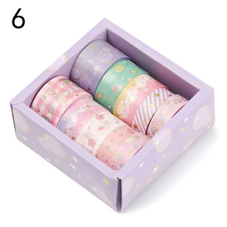 Dekorativ självhäftande tejp Scrapbooking-dekal 6 6