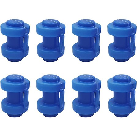 8 stk. Trampolinstanghætter Trampolin Indhegning Stanghætte Indhegning Stang Top Hætte Til Netkrog Trampolin Forsyning