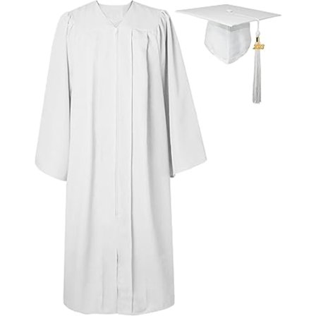 Hatt og kappe for eksamen 2023 (45) - Amerikansk kostyme for høyskole, voksne, videregående skole, lærere, kvinner, menn - 12 farger