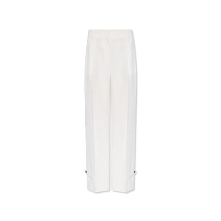 Birgitte Herskind, Logan pleat-front trousers Wit, Dames, Maat:L