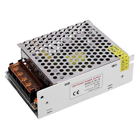 Kytkentävirtalähde S-60-12 12V 5A 60W Alumiini 85x58x33mm