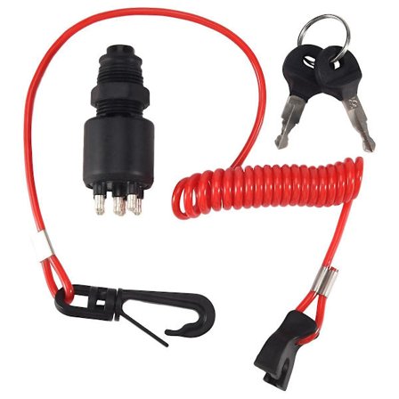 Tenningsbryter Nøkkel Sikkerhets Lanyard Lås Montering for OMC BRP 1996 Opp Johnson Evinrude 5005801 for Evinrude for Johnson