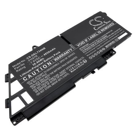 Batteri til bærbar PC for DELL Latitude 7340, Latitude 7340 2-i-1 og andre.