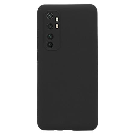 Xiaomi Mi Note 10 Lite Skal Svart Silikonskal Svart
