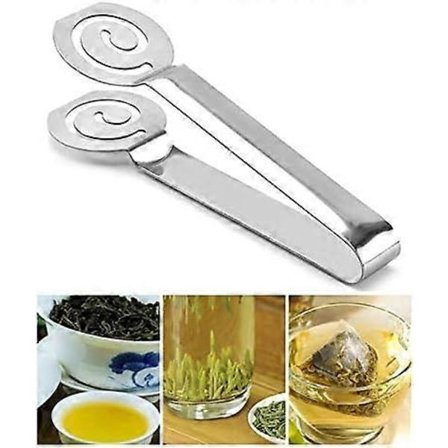 Teepussin puristin, teesuodattimet kahvipussin pihdit pidike teesiivilä pidike tee tai sokeri keittiöbaarityökaluihin