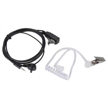 2,5 mm stik øretelefon headset med PTT-knap til MT200 Walkie Talkie høretelefoner