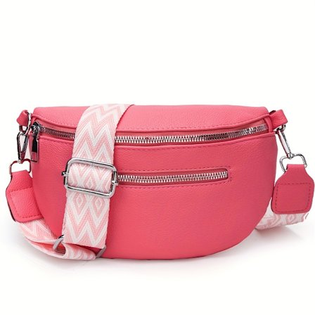 Vintage crossbody taske til kvinder med justerbar rem