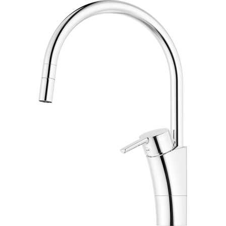 Mora MMIX II 332118 Köksblandare ledbar strålsamlare, krom, Badrum