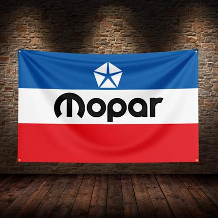 3x5 Ft M-Mopars'pexis'pexis Racing Flag Polyester Tryckt Bilflaggor för Rum Garage Dekoration ZZZ776 90x 150cm