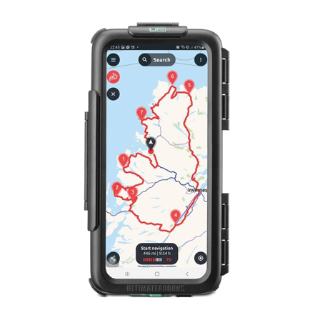 Funda Rígida Impermeable para Teléfono Samsung Ultimate Addons Negra