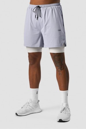 Stride 2-in-1 Shorts Men Light Blue
