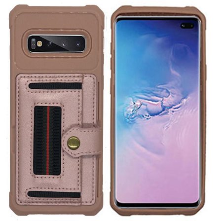 Samsung Galaxy S10 Plus - Praktiskt Skal med Kortfack