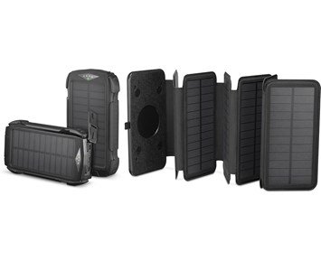 Andersson PRB-S2000-Solar Powerbank - Kraftfull 20000 mAh powerbank med vikbara solpaneler