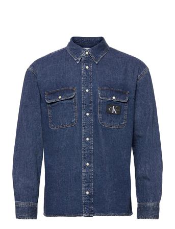 Over D Shirt Blue Calvin Klein Jeans