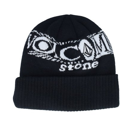 Volcom - Noir cuff Bonnet - Lib Stone Legacy Beanie Black Cuff @ Hatstore