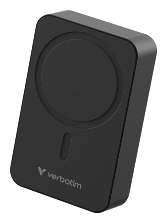 Verbatim Charge ́n ́ Go Power Bank Mag Wireless 20000mAh Black