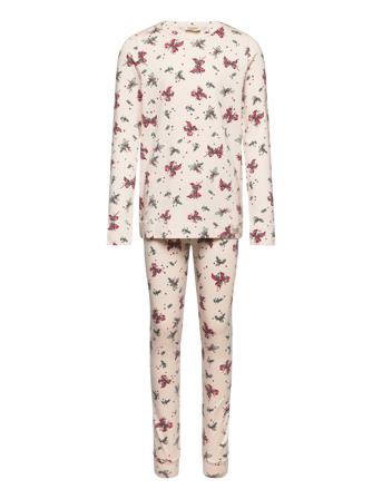 Sleepwear Pyjamas Sett Creme MarMar Cph*Betinget Tilbud