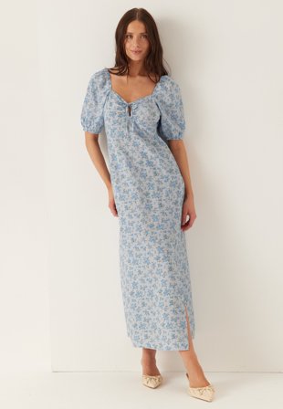 VERO MODA - Vmjosie 2/4 TIE ANKLE DRESS