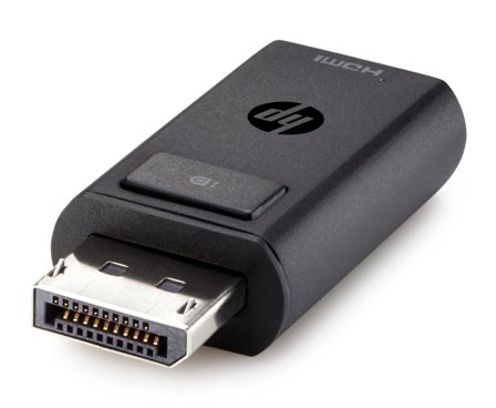 HP DisplayPort to HDMI Adapter - Video adapter - DisplayPort / HDMI - DisplayPort (hann) til HDMI (hunn) - for HP 20, 22, 24; EliteBook 830 G6, 840r
