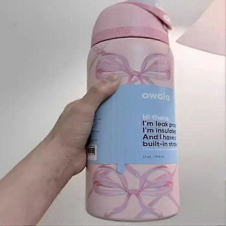 Owala Sugar 24/32OZ Plum Fairy FreeSip Vannflaske Juleutgave Julegave G