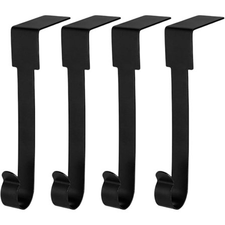 4-pakks julegaveholder, metallkroker for å henge julestrømper