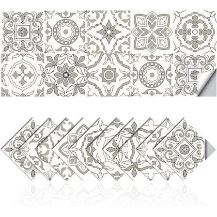 Badeværelses- og køkkenfliseklistermærker Mosaik Vandtæt PVC Selvklæbende Dekoration Marokkansk Stil Enkle Køkken Badeværelsesklistermærker DIY 