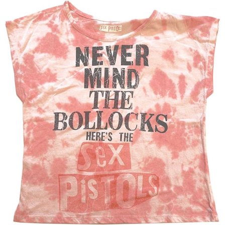 Sex Pistols Dam/Kvinnor Never Mind The Bollocks Dip Dye Crop
