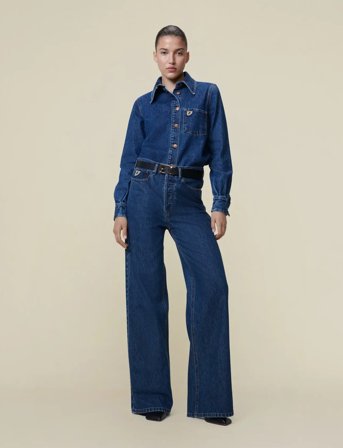 Lois Jeans Skater Loose - Navy - 33 Regular