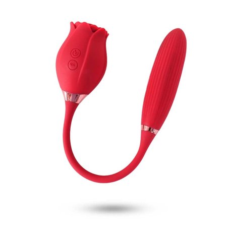 RED ROSE SUCTION + VIBRATING BULLET - Vuxen.se - Vibrator