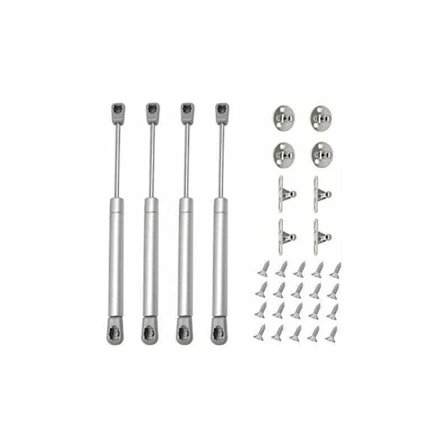 NA/4 stk. Gasdæmper 80N Hydraulisk Gasfjeder Støddæmpning Møbelskab Dør Dør til Skabe Bogreoler Møbler (4, 80n),A