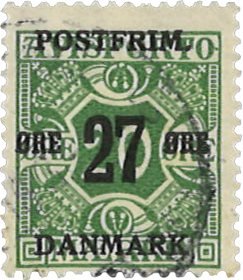 Danmark 1918 - AFA 90 - Stemplet