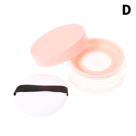 20g Tom Luftpute Puff Box Med Pulver Svamp Sifter Eller Ela